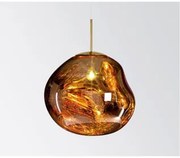 NJOY hanglamp glas 20cm goud