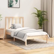 vidaXL Bedframe massief grenenhout 90x190 cm 3FT Single