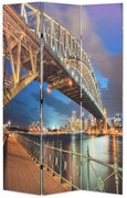 vidaXL Kamerscherm inklapbaar Sydney Harbour Bridge 120x170 cm