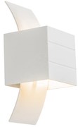 Moderne wandlamp wit met lichteffect - Amy