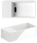 Clou New Flush fontein 35x18cm inclusief afvoerset zonder kraangat Keramiek Wit CL/03.03432