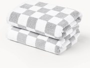 Westwing Crosby Studios, katoenen handdoek Damier, in verschillende formaten