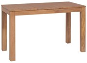 vidaXL Eettafel 120x60x76 cm teakhout met natuurlijke afwerking