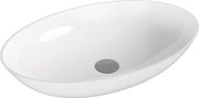 Polysan Banera waskom ovaal 60x40cm wit glans