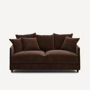 Compacte slaapbank, chenille fluweel, Lazare