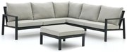 + 10% kassakorting | Hoek loungeset Manifesto  | 5 personen | Loungeset Grijs | Hoekbank Aluminium | 246x246cm | Kees Smit Tuinmeubelen