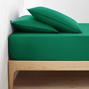 Effen hoeslaken in gewassen katoen, omslag 30 cm, Scenario