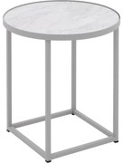 Goossens Salontafel Livia rond, hpl roze, modern design, 41 x 42 x 41 cm
