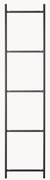 Ladder voor het Punctual wandrek, H 184 cm