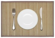 vidaXL 6 st Placemats 30x45 cm bamboe bruin