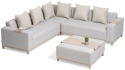 Hoek loungeset 5 personen Outdoor textiel Grijs De Laan Projects