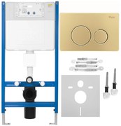 WC voorwand installatiesysteem K011A-Q REA I Brush Gold