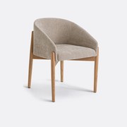 Tafelfauteuil in structuurstof, Beca