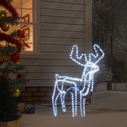 vidaXL Kerstfiguur rendier inklapbaar met 192 LED's koudwit