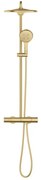 Grohe Rainshower SmartActive 310 douchesysteem rond thermostatisch hoofddouche Ø31cm en handdouche Ø13cm brushed cool sunrise 26836gn0