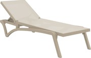 Siesta Exclusive Ligbed - Pacific - Taupe - Taupe - Stapelbaar - Verstelbaar - Siesta