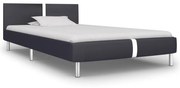 vidaXL Bedframe kunstleer zwart 90x200 cm