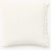 Linnen kussenhoes Luana met franjes