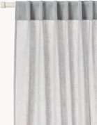 Lichtdoorlatende gordijnen Ibiza, 2-delig, B 135 cm