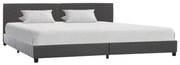 vidaXL Bedframe kunstleer grijs 180x200 cm