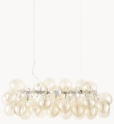 Mondgeblazen LED-hanglamp Gross Bar