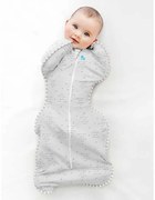 Love to Dream Babydoek Swaddle Up Lite fase 1 M tekst grijs