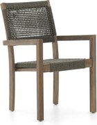 Dining tuinstoel | ROUGH Batang | Rope (touw) | Grijs | Stapelbaar | Kees Smit Tuinmeubelen