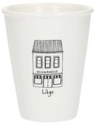 Gevel mok, Luik, porselein, 200 ml