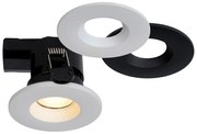 Lucide Binky inbouwspot rond 6.5W zwart/wit