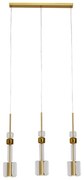 Kare Design Candy Bar Gold Hanglamp Goud En Glas 73 Cm