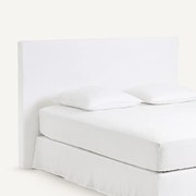 Hoes in zuiver linnen voor hoofdbord Stadia, hoogte 120 cm