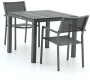Bellagio Roma/Fidenza 90cm dining tuinset 3-delig stapelbaar