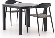 + 10% kassakorting | Diningset Manifesto  | 2 personen polywood | Tuinset stapelbaar | 3-delig | Kees Smit Tuinmeubelen
