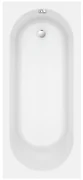 Nemo Spring Nantes inbouwbad mono afvoer D52 170x75x40cm 185L met potenstel wit acryl GA42101