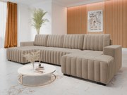 Hoekbank Columbus 232, Aanwezig, Aanwezig, 310x140x85cm, 139 kg, Poten: Hout