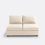 2-zit zitbank in katoen, Robin