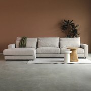 Hoekbank Met Sofa Beige Links