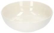 Schaal, organisch, porselein, wit,Ø 22 cm x 7 cm
