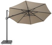 Bermuda zweefparasol 350 cm  rond taupe