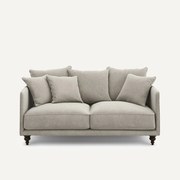 Compacte fluwelen chenille bank, Lazare