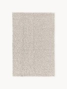 Dik gevlochten wollen vloerkleed Bruna