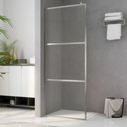 vidaXL Inloopdouchewand transparant 115x195 cm ESG-glas