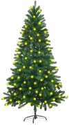 vidaXL Kunstkerstboom met LED's 150 cm groen