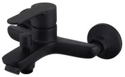 GO by Van Marcke badkraan - 17.6cm - opbouw - mengkraan - messing zwart mat 8192-10 MB