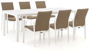 Manifesto Villongo/Menzano 220cm dining tuinset 7-delig stapelbaar