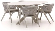 Diningset Manifesto  | 4 personen | Tuinset sintered stone | 5-delig | Kees Smit Tuinmeubelen