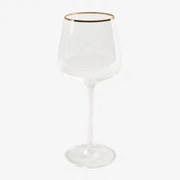 Pak Van 4 Rode Wijnglazen In Glas 40 Cl Olaya Transparant - Sklum
