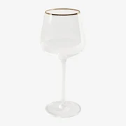 Pak Van 4 Rode Wijnglazen In Glas 40 Cl Olaya Transparant - Sklum