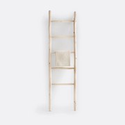 Ladder GHADA 5 spijlen, in onbewerkt wilgenhout