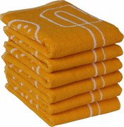 Keukendoek keukentools – 6 stuks – 50×50 – geel
